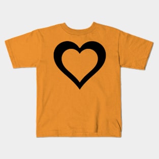 A hole in my Heart for you in Black Kids T-Shirt